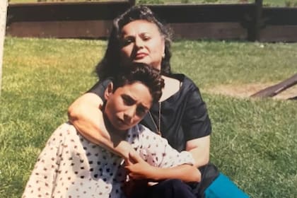 Griselda Blanco junto a su hijo Michael Corleone.