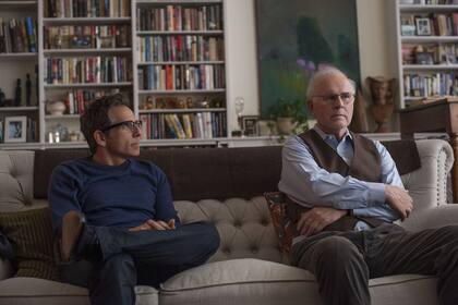 Grodin con Ben Stiller en Mientras seamos jóvenes, uno de sus últimos papeles en el cine