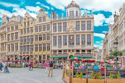 Hacia otro destino - Grote Markt, Bruselas.