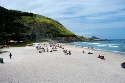 Grumari es una de las playas preferidas por los cariocas para pasar el fin de semana.
