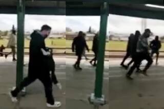 Detuvieron al jefe de la barra brava de Racing por una emboscada infernal a hinchas colombianos en un tren del conurbano