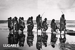 Selk'nam y otros pueblos fueguinos fotografiados por curas y exploradores