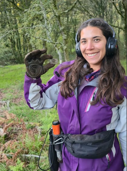 Guadalupe con su primera pieza