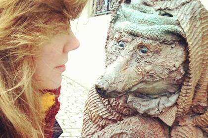 Guadalupe, en las calles de Estocolmo.