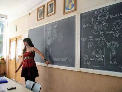 Guadalupe en Rumania, donde ya ejercía la docencia.