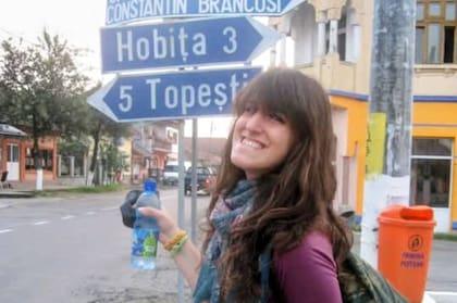 Guadalupe se fue a vivir a Rumania como voluntaria en OAJNU, Organización Argentina de Jóvenes para las Naciones Unidas.