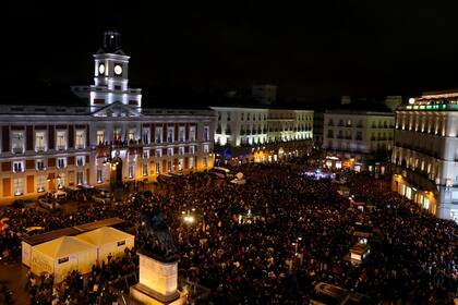 Miles de venezolanos marcharon hasta Puerta del Sol