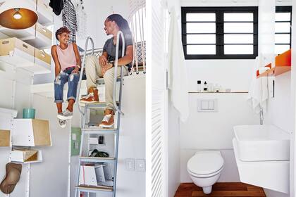 Guías tipo ‘Rapi Estant’ permiten adaptar la distribución de las cajas
de madera terciada según la necesidad.