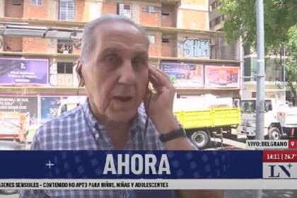 Guido, el vecino que vive hace 50 años en Belgrano R
