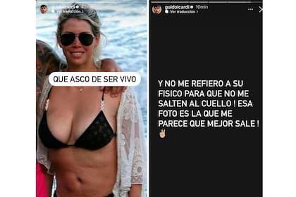 Guido Icardi apuntó contra Wanda Nara y luego borró los posteos