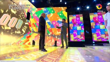 Guido Kaczka, al frente de Los 8 escalones de los 2 millones, logra el mejor número de eltrece