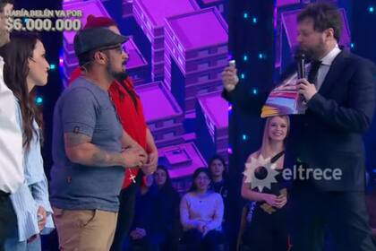 Guido Kaczka le pidió al participante ver la arena (Foto: Captura de TV / eltrece)