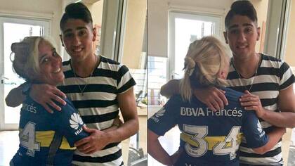 Guido Vadalá y su madre