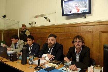 Guille Cantero siguió por videoconferencia desde el penal de Ezeiza las dos jornadas del juicio realizadas en Rosario