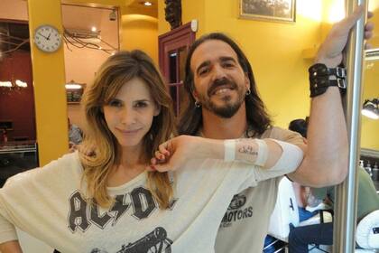 Guillermina Valdés, con su nueva tatuaje