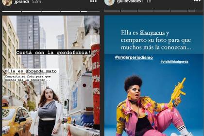 Guillermina Valdes y Julieta Prandi participaron del desafío