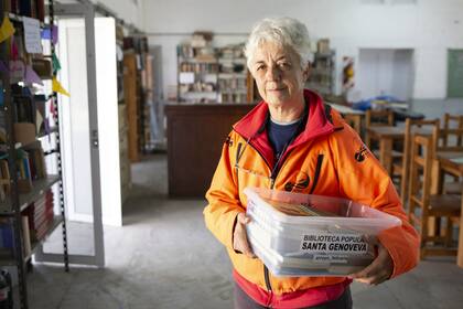 Guillermina Weil, actual presidenta de la biblioteca, fue quien encontró el testamento y se encargó de llevar adelante el deseo de Germana Genoveva Agripina Lattuga