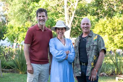 Guillermo Benítez Cruz, Mariana Rossi y Carlos Saharrea .