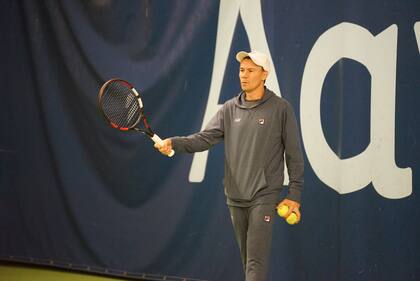 Guillermo Coria, capitán del equipo argentino de Copa Davis