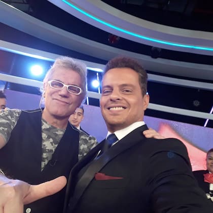 Guillermo Elías junto a Beto Casella en Bendita TV