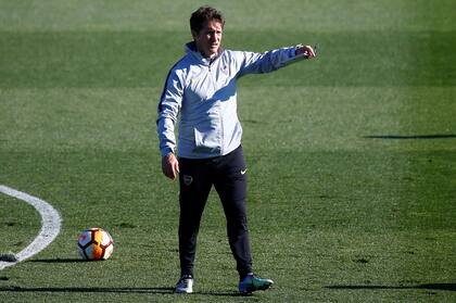 Guillermo en la práctica de hoy