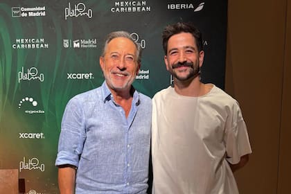 Guillermo Francella y Camilo se reunieron en México para los Premios Platino
