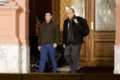 Guillermo Francos en la Casa Rosada