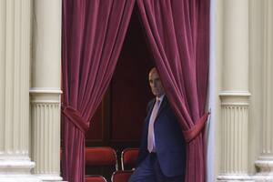 Guillermo Francos, en una sesión en Diputados