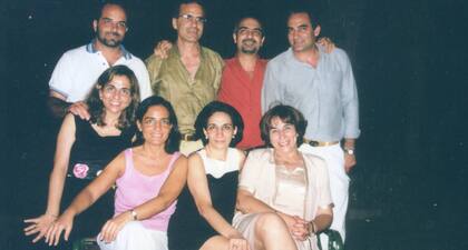 Guillermo, junto a sus siete hermanos