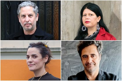 Guillermo Martínez, Dolores Reyes, Pilar Gamboa y Gastón Giribet