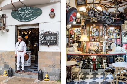 Guillermo Pastene, hijo de Carlos, el fundador, está al frente de este almacén de 75 años.
