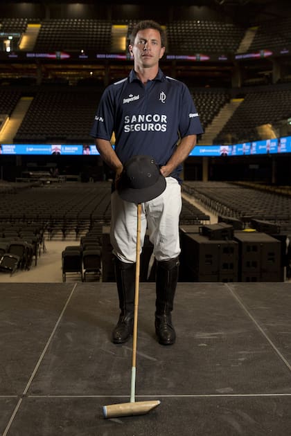 Guillermo Terrera, la figura de Arelauquen-Patagonia Polo, el conjunto de más alto handicap en el Campeonato Nacional.