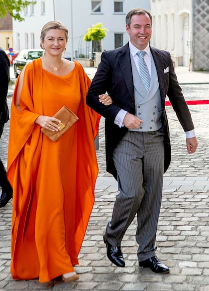 Guillermo y Stephanie de Luxemburgo, herederos del  Gran Ducado.
