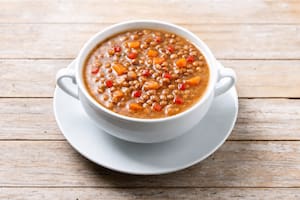 Guiso de lentejas antiinflamatorio