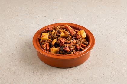 Guiso de lentejas con panceta