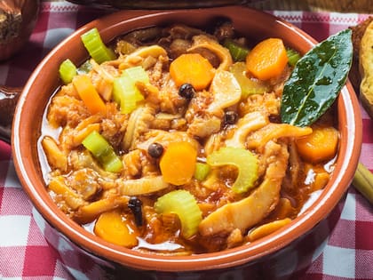 Guiso formoseño de mondongo.