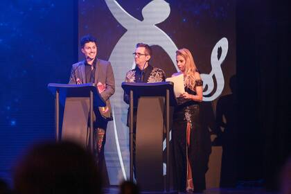 Guizo Zaffora, Diego Reinhold y Andrea Politti, los conductores de los Premios Hugo