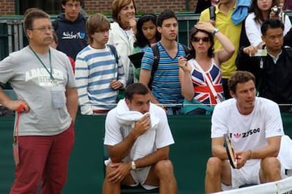 Gumy y Safin, juntos en un lugar inconfundible: el All England, sede de Wimbledon