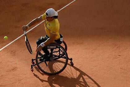 El cordobés Gustavo Fernández, 2° del mundo en tenis adaptado, cayó en las semifinales de Roland Garros, sin poder defender el título. 