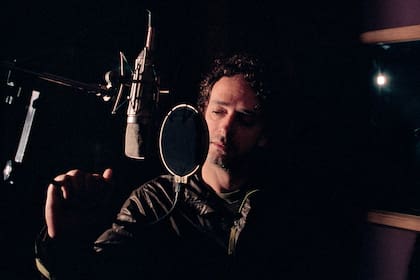 Gustavo Cerati en el estudio