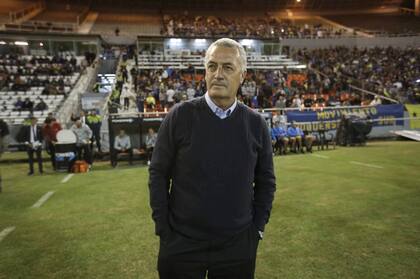 Gustavo Alfaro, en su estreno como técnico de Boca