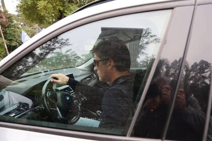 Gustavo Barros Schelotto también se acercó al predio de la AFA en Ezeiza para rendirle su último adiós a César Luis Menotti