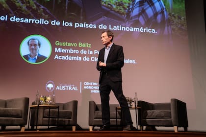 Gustavo Béliz, en una charla en el Malba