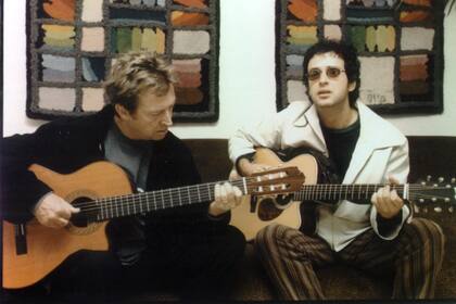 Gustavo Cerati con Andy Summers, de The Police