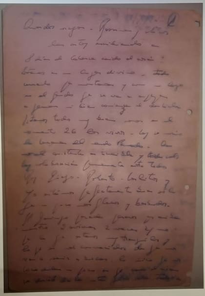Gustavo "Coco" Nicolich escribió desde la montaña cartas a su familia en las que describía lo que les estaba ocurriendo.