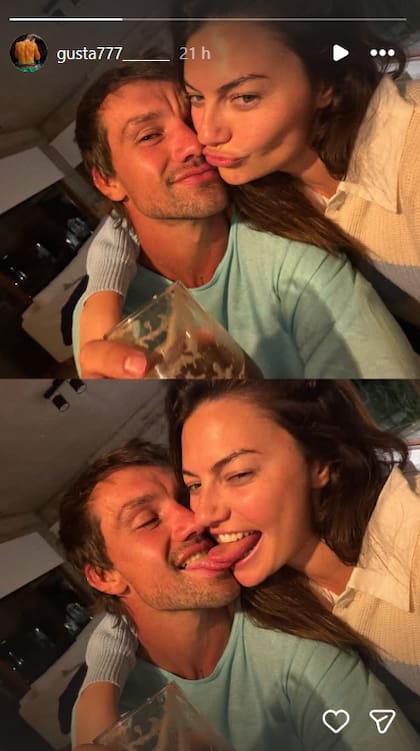 Gustavo compartió unas tiernas fotos junto a Sofía (Foto: @gusta777_______)