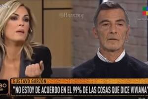 Gustavo Garzón y Viviana Canosa se trenzaron en un debate político por TV