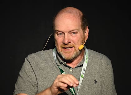 Gustavo Grobocopatel durante un Congreso de Aapresid