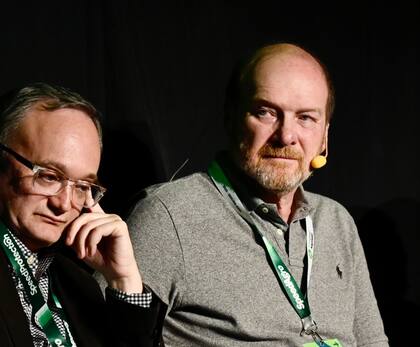 Gustavo Idígoras (Ciara-CEC) y Gustavo Grobocopatel