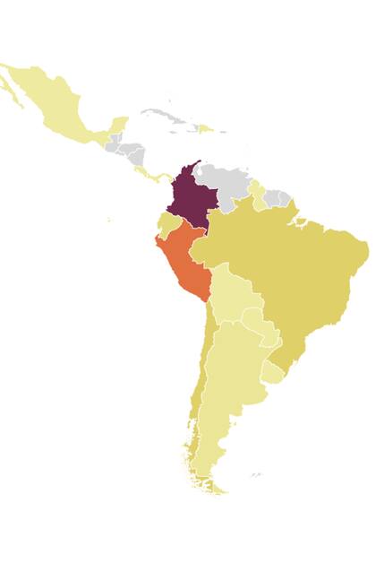 Número de venezolanos refugiados en América Latina